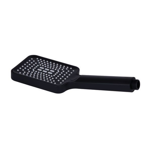 Лійка для ручного душу Qtap Rucni 245x95 мм прямокутна QTRUC125BLM45780 Black Matt SD00051904 фото