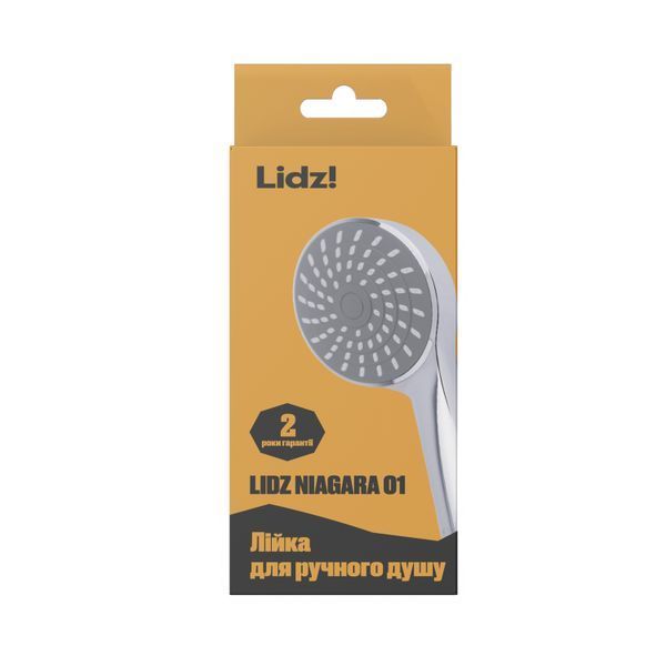 Лійка для ручного душу Lidz Niagara 01 98 мм кругла LDNIA01CRM22034 Хром, діаметр підключення 1/2" SD00028131 фото