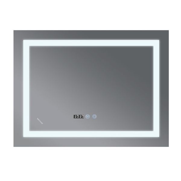 Дзеркало Mixxus Warm MR02-100x60 (годинник, LED-підсвітка, антизапотівання) (MI6003) MI6003 фото