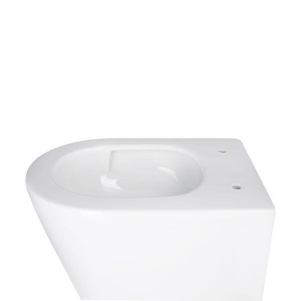 Унітаз підвісний Qtap Swan безобідковий Ultra Quiet з сидінням Soft-close QT16335179W SD00050900 фото