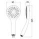 Лійка для ручного душу Lidz Niagara 01 98 мм кругла LDNIA01CRM22034 Хром, діаметр підключення 1/2" SD00028131 фото 2