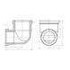 Кут редукційний SD Forte 1/2"х3/4" ВВ SF3692015 SD00002703 фото 2