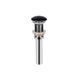Комплект Qtap Tern: Раковина накладная прямоугольная 500х350х145 мм Matt Black + Донный клапан PU03 SD00053426 фото 6