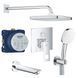 Набір для ванни Grohe Eurocube Tempesta Cube 250, хром, вбудований змішувач (UA26417SC0) UA26417SC0 фото 1