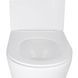 Унітаз підвісний Qtap Swan безобідковий Ultra Quiet з сидінням Soft-close QT16335179W SD00050900 фото 5
