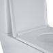 Унітаз-компакт Qtap Cardinal Ultra Quiet безобідковий з сидінням Soft-close QT04222168AUQ3W, підлоговий, білий SD00051950 фото 13