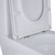Унітаз-компакт Qtap Cardinal Ultra Quiet безобідковий з сидінням Soft-close QT04222168AUQ3W, підлоговий, білий SD00051950 фото 14