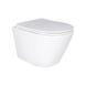 Унітаз підвісний Qtap Swan безобідковий Ultra Quiet з сидінням Soft-close QT16335179W SD00050900 фото 1