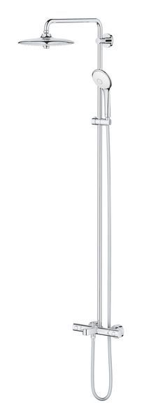 Душова система з термостатом Grohe Euphoria для ванни, хром, 3 режими (27475002) 27475002 фото