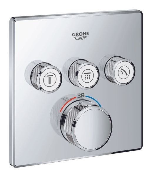 Душевая система Grohe Grohtherm SmartControl New Tempesta 250 с термостатом, хром (UA26415SC2) UA26415SC2 фото