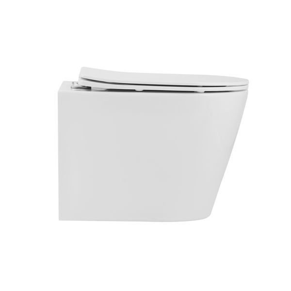 Унітаз підвісний Qtap Scorpio безобідковий Ultra Quiet з сидінням Soft-close QT1433053EUQW SD00050898 фото