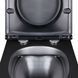 Унітаз підвісний Qtap Virgo безобідковий з сидінням Soft-close QT1833051ERMB SD00046278 фото 5