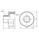 Переход SD Forte 1/2"х1/4" ВН SF360156 SD00002614 фото 2