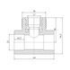 Трійник PPR Blue Ocean 25х1/2"х25 ВР SD00009244 фото 2
