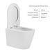 Унітаз підвісний Qtap Scorpio безобідковий Ultra Quiet з сидінням Soft-close QT1433053EUQW SD00050898 фото 2