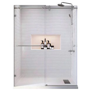 Двері в нішу Koer SR SD06 120x220 см, розсувні, скло 8 мм Easy Clean, хром (KR5367) KR5367 фото