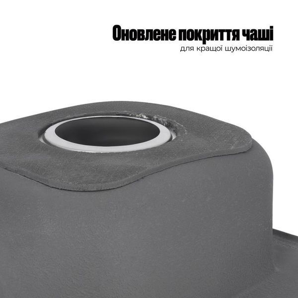 Кухонна мийка Lidz 3838 0,6 мм Satin (LIDZ3838POL06) SD00040431 фото
