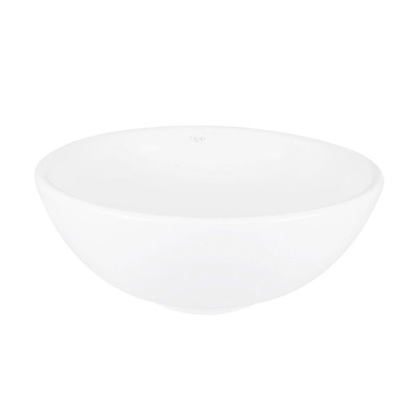 Комплект Qtap Owl: Раковина накладная круглая 400х400х155 мм White + Донный клапан PU02 SD00053443 фото