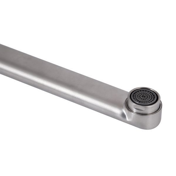 Змішувач для ванни Lidz Luna 005 (з душовим гарнітуром) (k35) LDLUN005NKS46093 Nickel, одноважільний SD00052217 фото