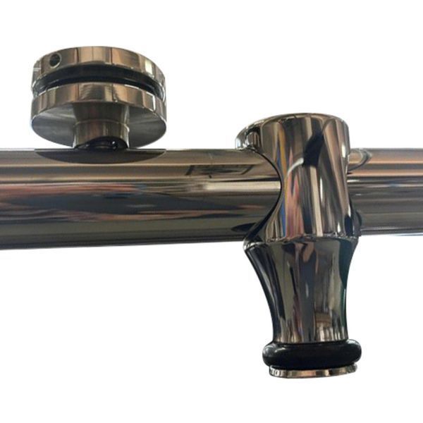 Дверь в нишу Koer SR SD06 120x220 см, раздвижная, стекло 8мм Easy Clean, хром (KR5367) KR5367 фото