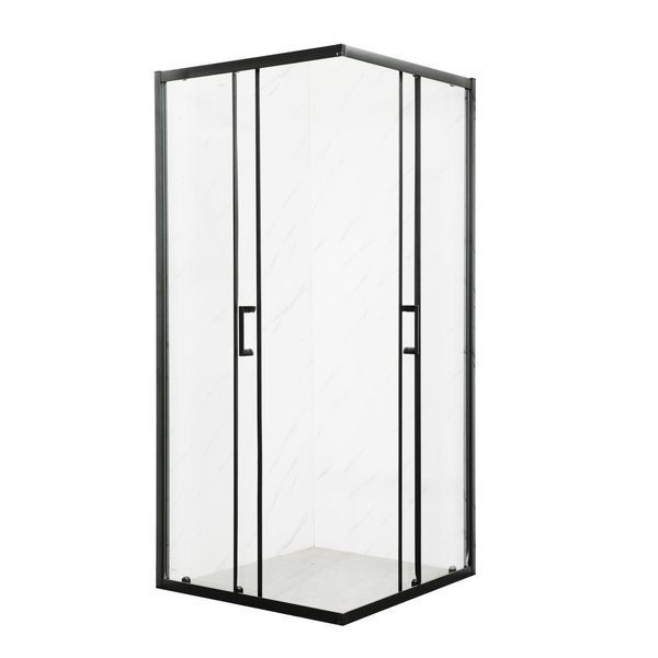 Душевая кабина без поддона Mixxus Premium DIVERSE SC02 90x90 Black, стекло 5мм (MI6862) MI6862 фото