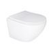 Унітаз підвісний Qtap Jay безобідковий Ultra Quiet з сидінням Soft-close QT07335177W SD00050899 фото 1