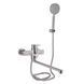 Змішувач для ванни Lidz Luna 005 (з душовим гарнітуром) (k35) LDLUN005NKS46093 Nickel, одноважільний SD00052217 фото 1