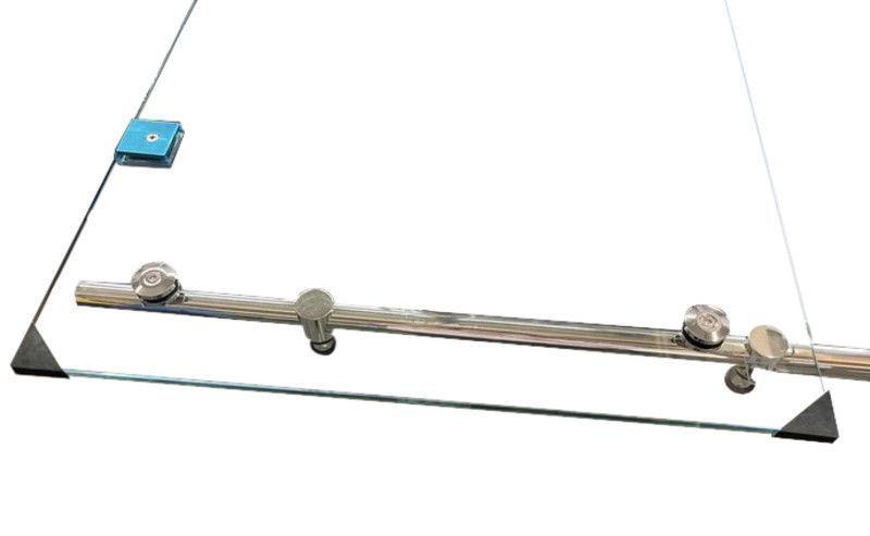 Дверь в нишу Koer SR SD06 120x220 см, раздвижная, стекло 8мм Easy Clean, хром (KR5367) KR5367 фото