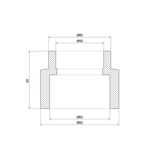 Муфта PPR Thermo Alliance 63х50 SD00029316 фото
