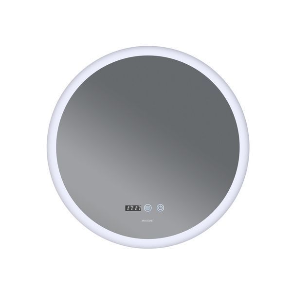 Дзеркало Mixxus Plain MC10-60 (годинник, LED-підсвітка, антизапотівання) (MI6013) MI6013 фото