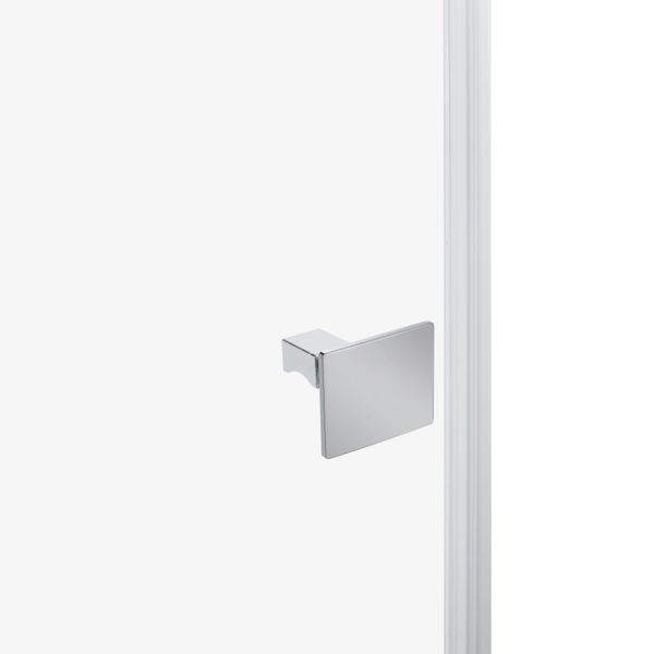 Набор Qtap душевая кабина Capricorn CRM1018RC6 100х80, стекло Clear 6 мм + трап линейный Dry FB304-600 с сухим затвором и нержавеющей решеткой 600х73 мм SD00048911 фото
