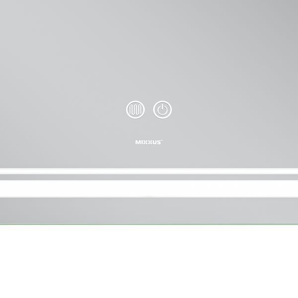 Дзеркало Mixxus Premium QUADRO MR20-100x80 (LED Touch, Anti-fog, димер, лінза) (MP6623) MP6623 фото