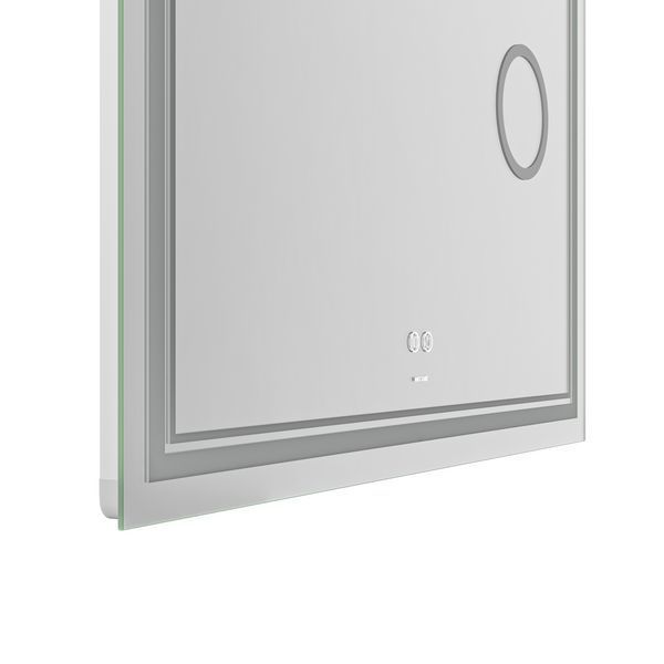 Дзеркало Mixxus Premium QUADRO MR20-100x80 (LED Touch, Anti-fog, димер, лінза) (MP6623) MP6623 фото