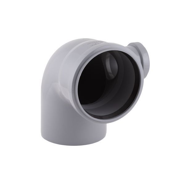 Коліно каналізаційне з відводом TA Sewage 110х110х50, 90&deg; SD00005126 фото