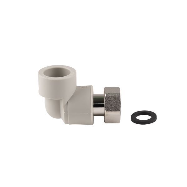 Уголок PPR Thermo Alliance с накидной гайкой 20х1/2" ВР SD00029428 фото