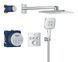 Душова система прихованого монтажу Grohe Grohtherm SmartControl, 3 виходи, термостат, хром (34864000) 34864000 фото 1
