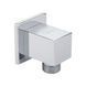 Підключення для шланга Qtap Spojeni прямокутне QTCRMB130 Chrome, для шланга 1/2", колір хром SD00035717 фото 1