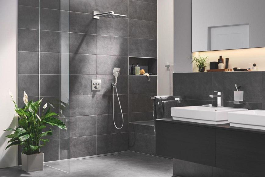 Душова система прихованого монтажу Grohe Grohtherm SmartControl, 3 виходи, термостат, хром (34864000) 34864000 фото