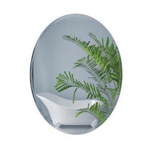 Зеркало Lidz Latwa 650х800 настенное овальное с декором LD78LA6580 для ванной комнаты, крепежи в комплекте SD00052525 фото