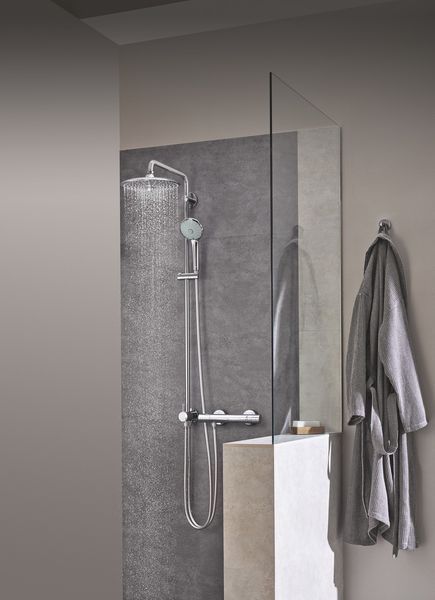 Душова система Grohe Euphoria (27421002) з кнопковим перемикачем та хромованим покриттям (27421002) 27421002 фото