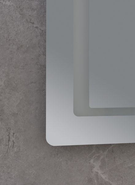Дзеркало Mixxus Style MR03-80x60 (годинник, LED-підсвітка, антизапотівання) (MI6005) MI6005 фото