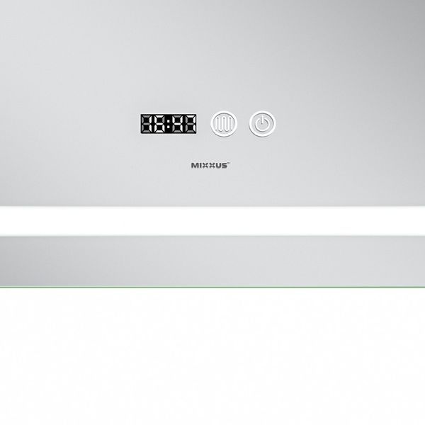 Дзеркало Mixxus Premium FLASH MR21-70x90 (LED Touch, Anti-fog, димер, годинник) (MP6618) MP6618 фото