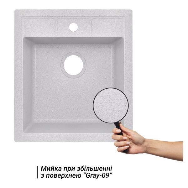 Кухонная мойка Lidz 460х515/200 GRA-09 (LIDZGRA09460515200) SD00042419 фото