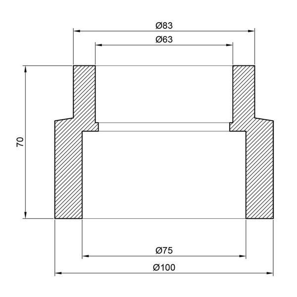Муфта PPR Thermo Alliance 75х63 SD00029320 фото