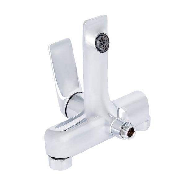 Смеситель для ванны Qtap Vlasta New (c душевым гарнитуром) QTVLA259CRM45642 Chrome, однорычажный, латунь SD00051766 фото