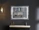 Дзеркало Mixxus Style MR03-80x60 (годинник, LED-підсвітка, антизапотівання) (MI6005) MI6005 фото 5
