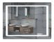 Дзеркало Mixxus Style MR03-80x60 (годинник, LED-підсвітка, антизапотівання) (MI6005) MI6005 фото 1