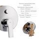 Комплект для душу Qtap Chrome: Змішувач QTUST6216107ODC + Лійки (QTRUC125CRM45952,QTHLA107CRM45948) + Шланг QTHADPVC200C + Підключення QTCRMBH030 SD00053670 фото 3