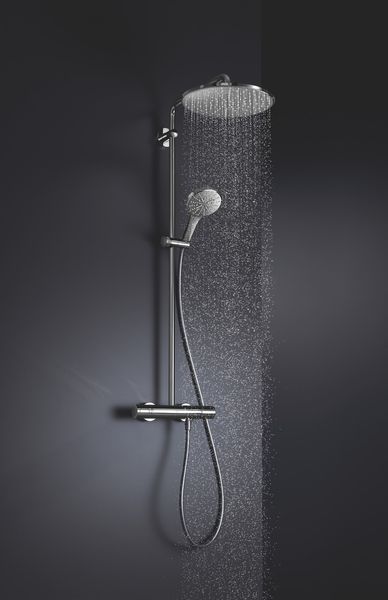 Душевая система с термостатом Grohe Rainshower 26647000, хром, 2 режима (26647000) 26647000 фото
