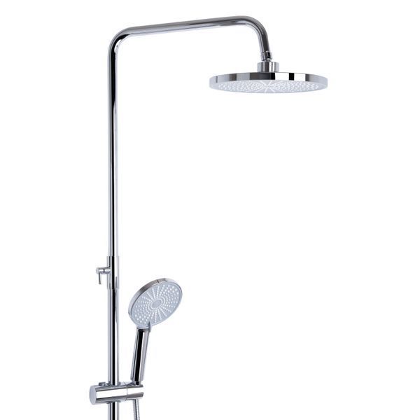 Душевая система для душа Qtap Jay QTJAY110CRM45544 Chrome, латунь, Однорычажный смеситель, 5 лет гарантии SD00051668 фото
